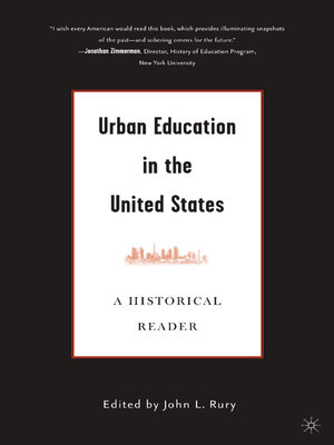 cover image of Urban Education in the United States